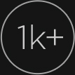 1k+ icon