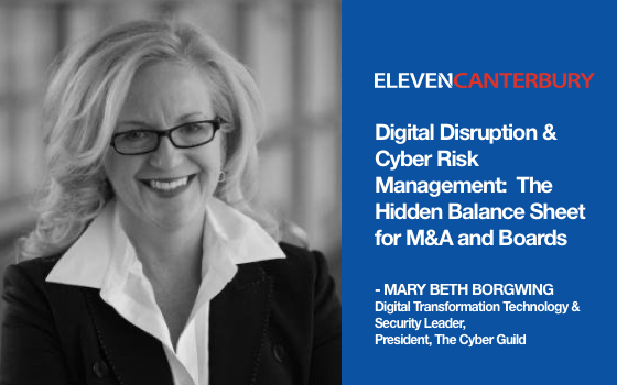 Digital Disruption & Cyber Risk Management:  The Hidden Balance Sheet for M&A and Boards