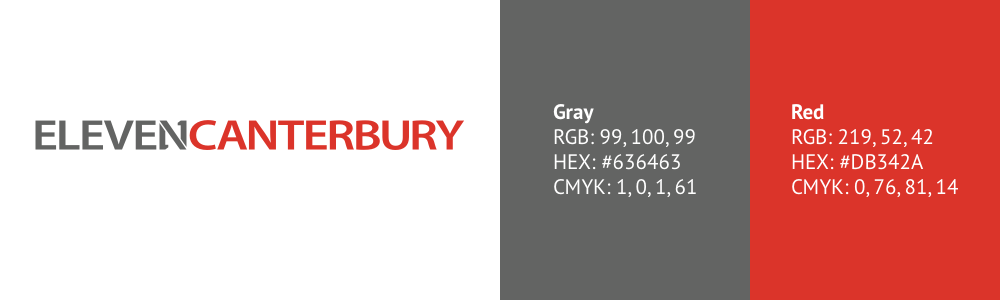 ElevenCanterbury Logo Color Guidelines