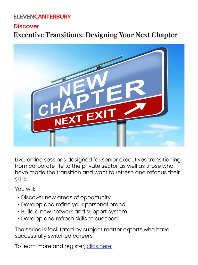 Road Sign Next Chapter Executive Transitions