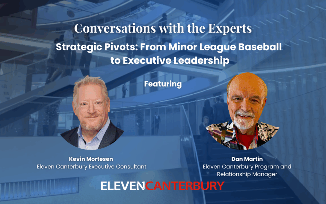 Strategic Pivots: From Minor League Baseball to Executive Leadership