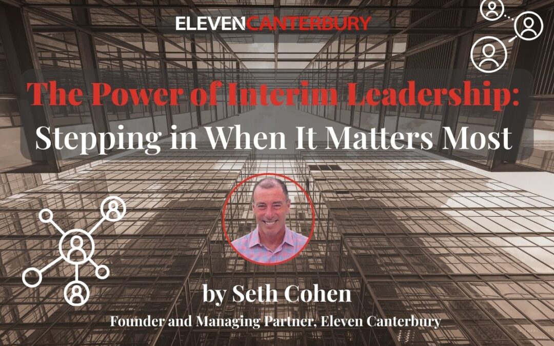 The Power of Interim Leadership: Stepping in When It Matters Most